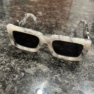 Off White Marble Sunglasses